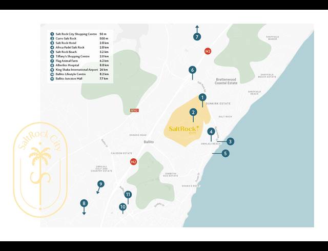 450M² VACANT LAND FOR SALE IN SALT ROCK